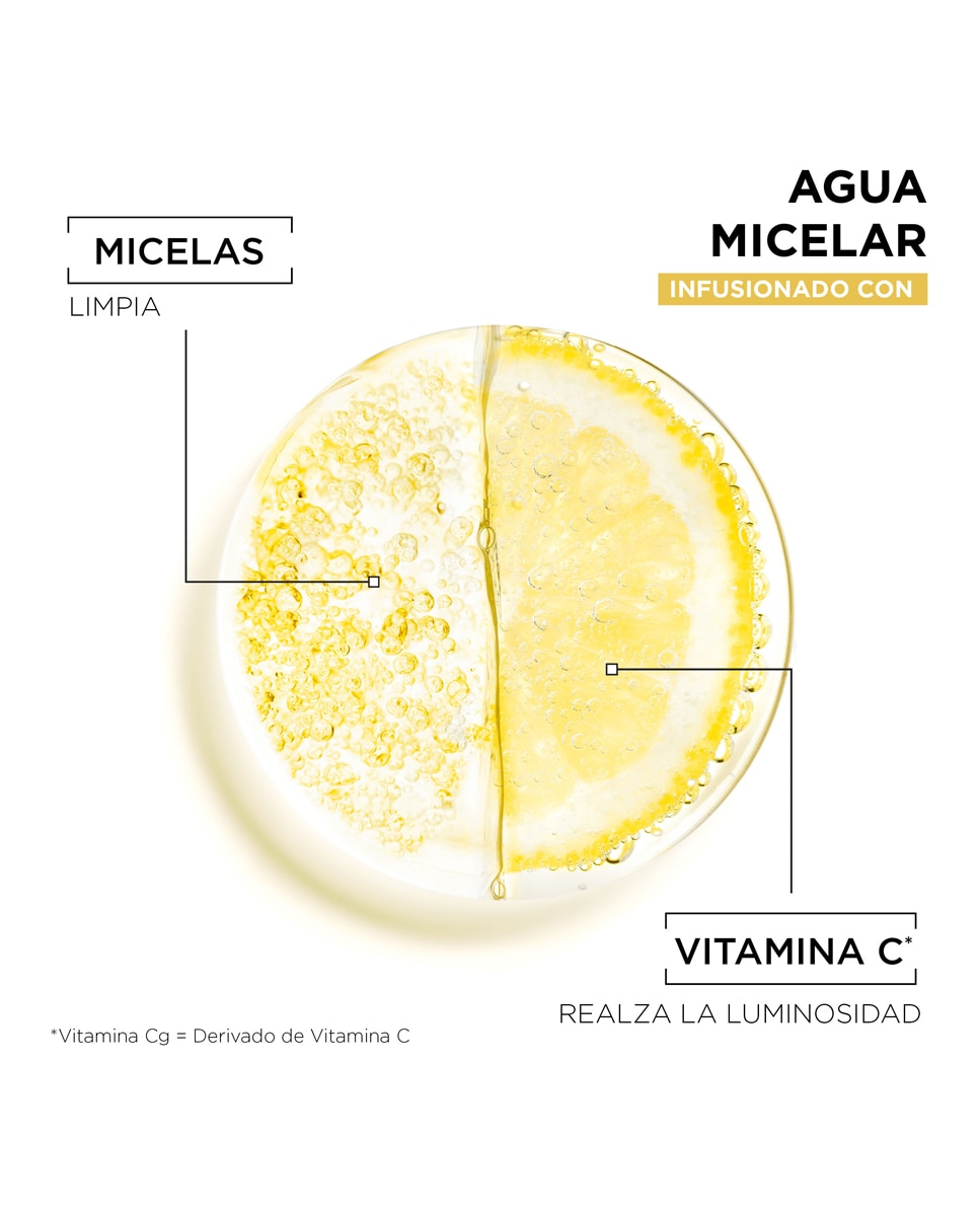 Agua micelar Vitamina C Skin Active Garnier - 400 ml 2