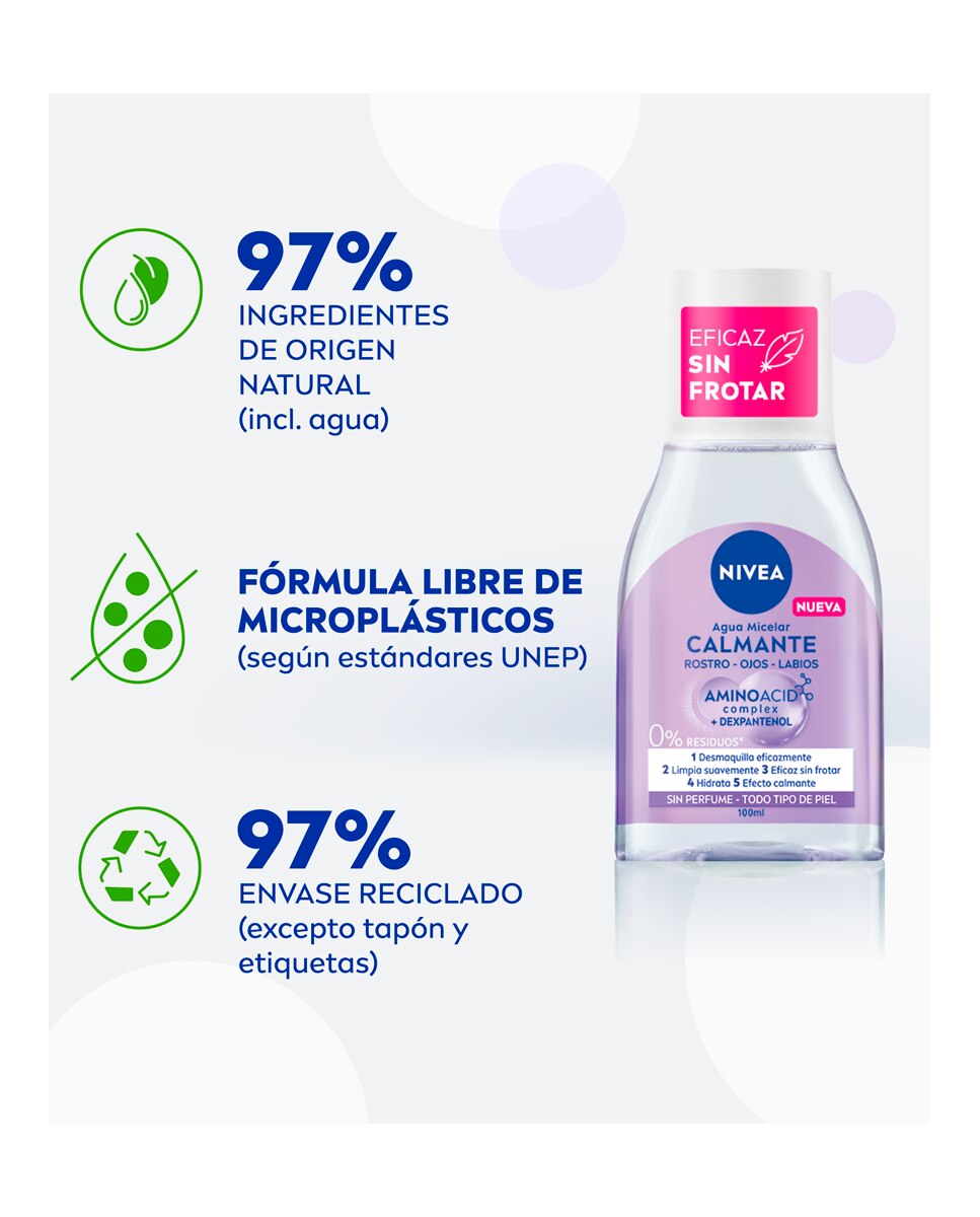 Agua Micelar Formato Viaje Nivea - 100 ml 3