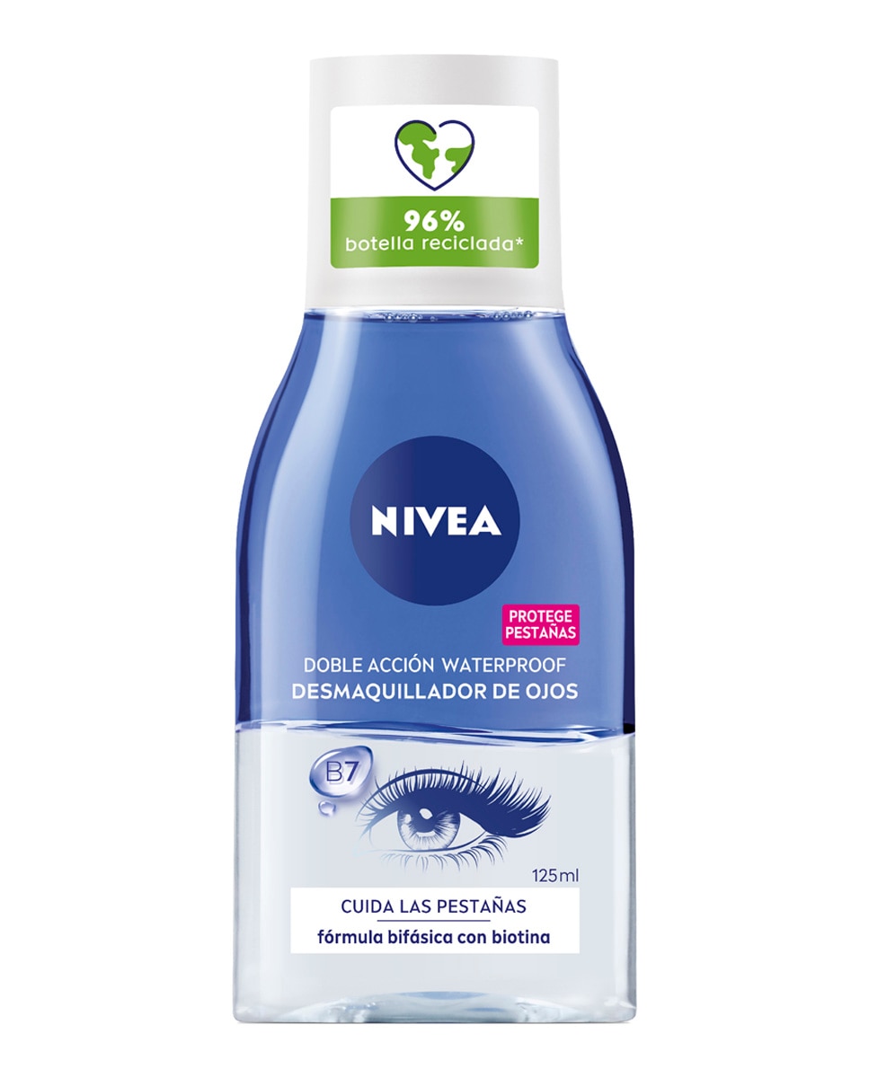 NIVEA - Desmaquillador De Ojos Doble Acción 125 ml Nivea.
