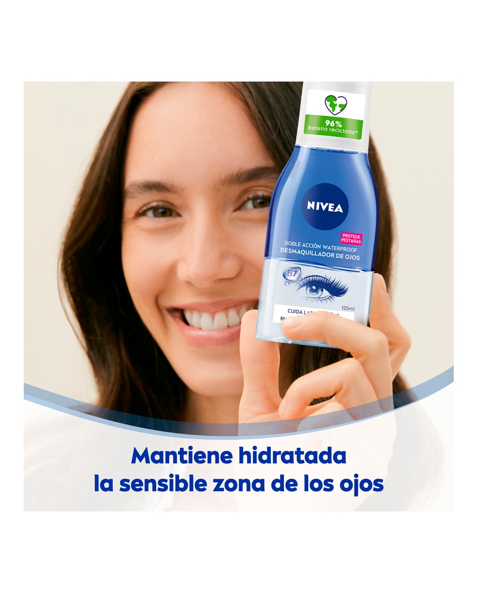 Desmaquillador De Ojos Doble Acción 125 ml Nivea - 125 ml 5