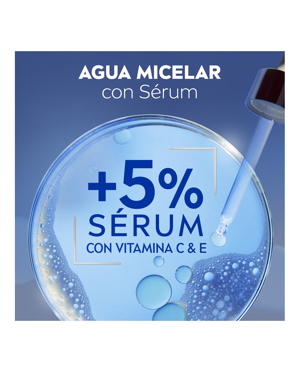 Agua Micelar Con Sérum Skin Glow 400 ml Nivea - 400 ml 4