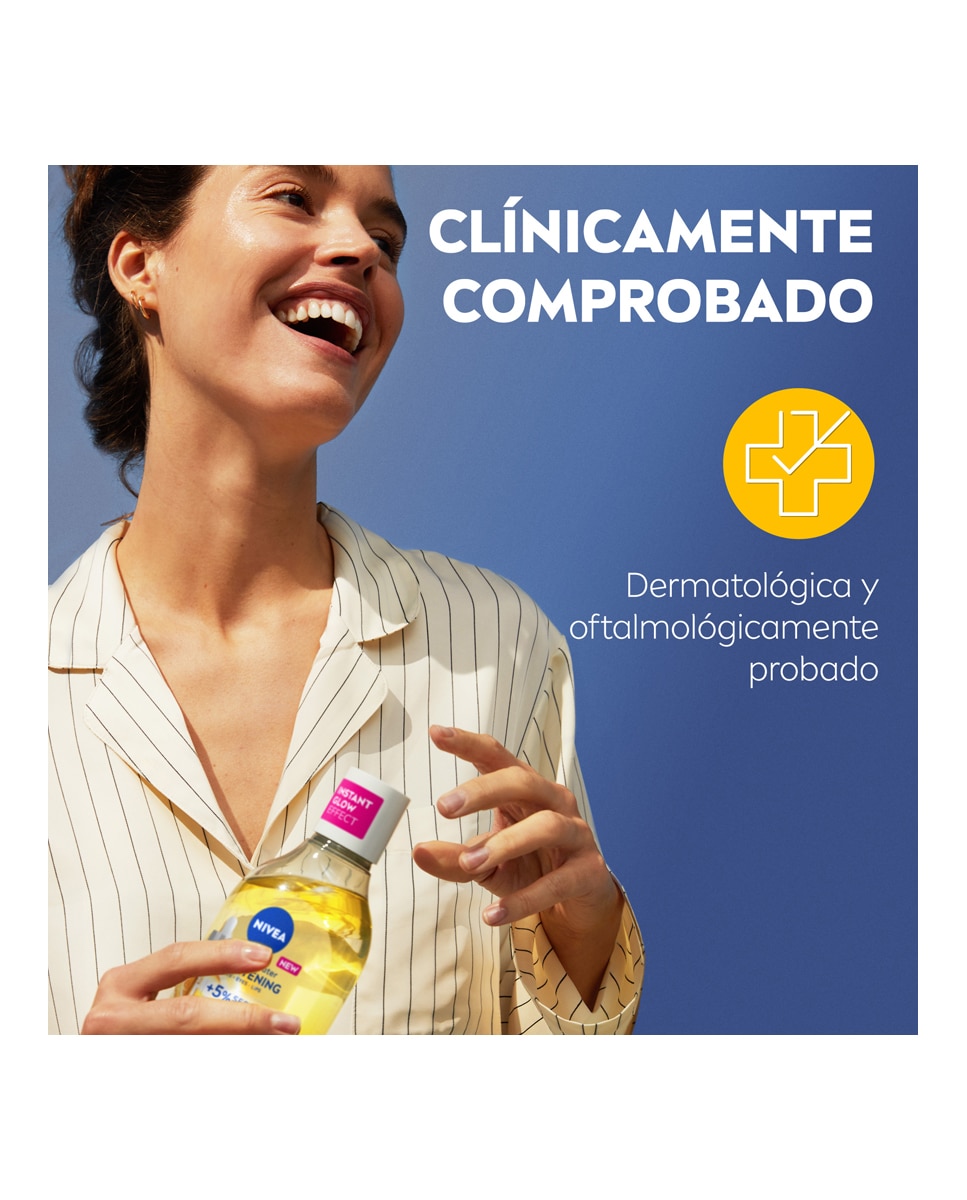 Agua Micelar Con Sérum Skin Glow 400 ml Nivea - 400 ml 6