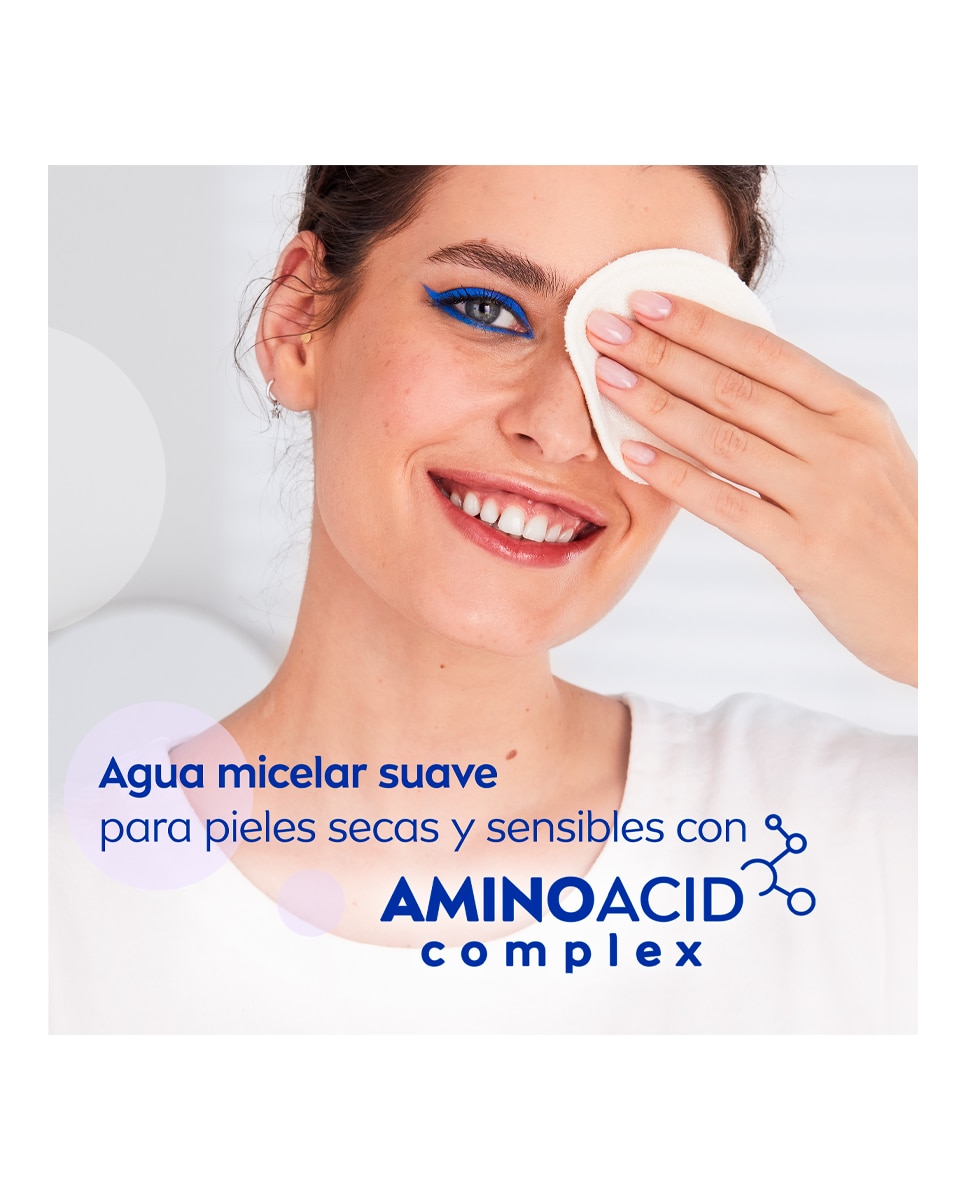 Agua Micelar 5 En 1 Piel Seca Y Sensible 400 ml Nivea - 400 ml 7