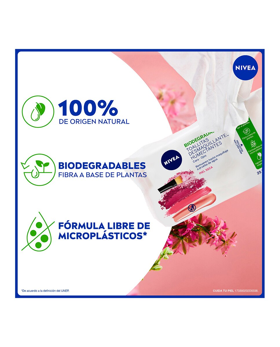 Toallitas Desmaquilladoras Para Piel Seca Y Sensible 25 Uds Nivea 3
