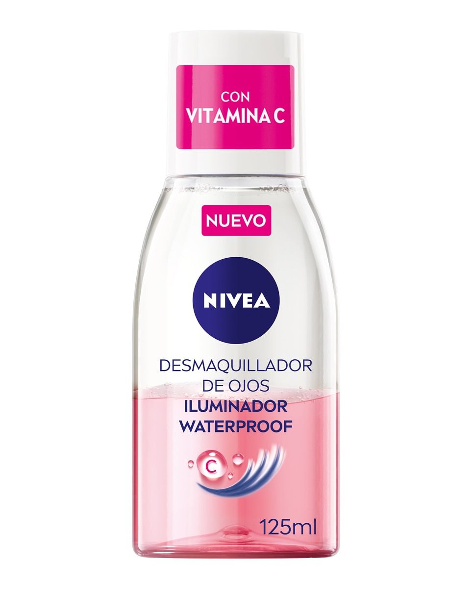 NIVEA - Desmaquillador de Ojos Iluminador con Vitamina C 125 ml Nivea.