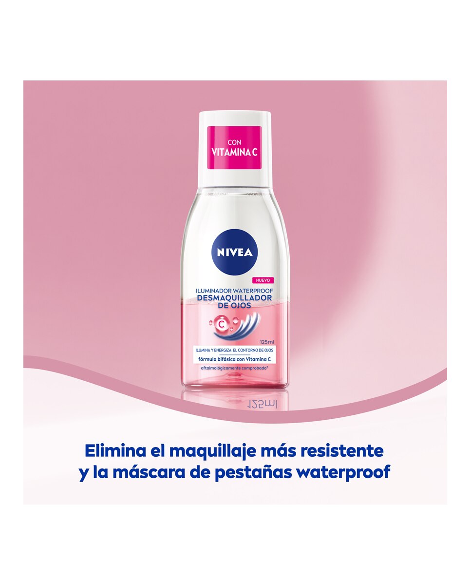 Desmaquillador de Ojos Iluminador con Vitamina C 125 ml Nivea - 125 ml 3