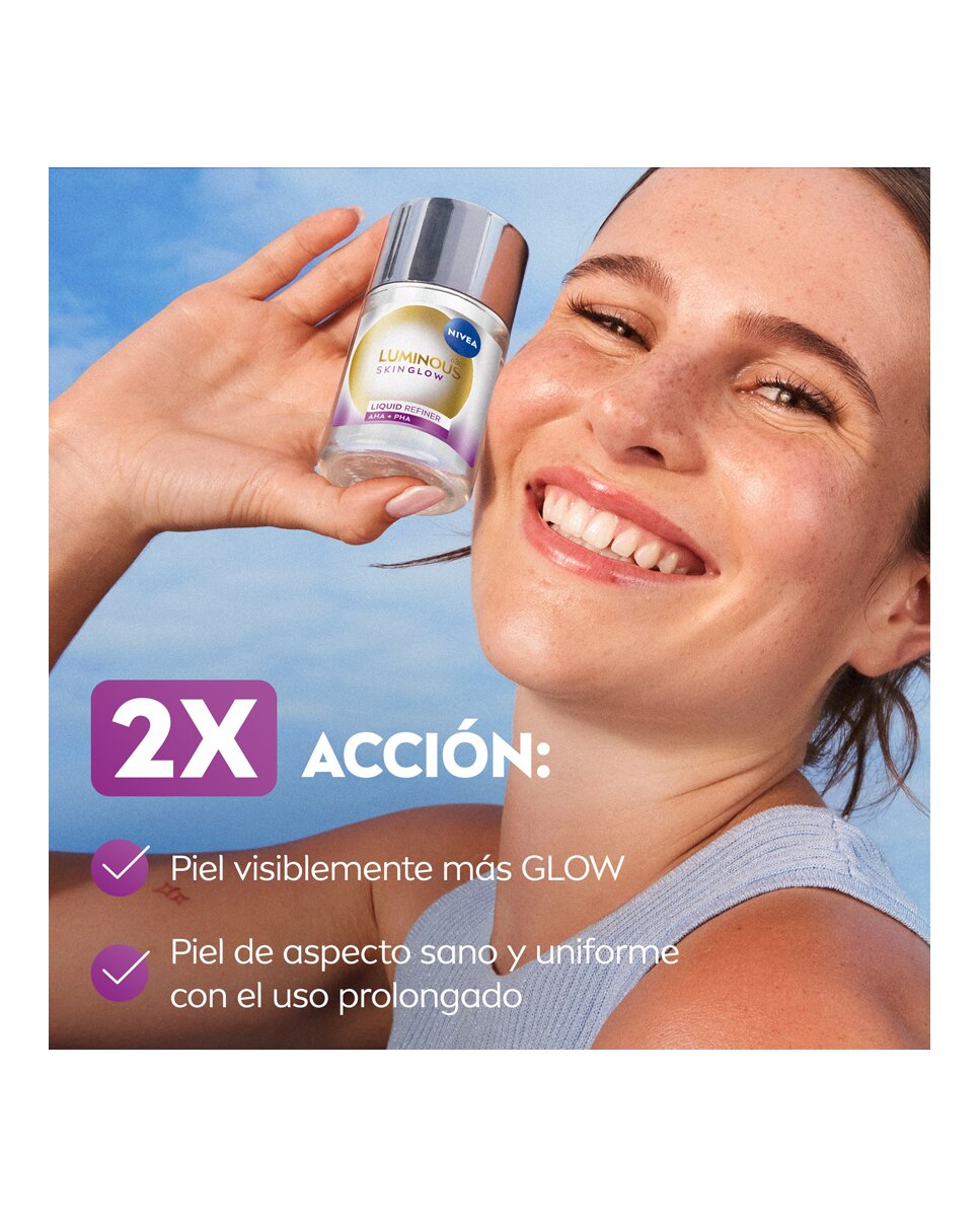 Exfoliante Líquido Luminous630 Skin Glow Nivea - 100 ml 5