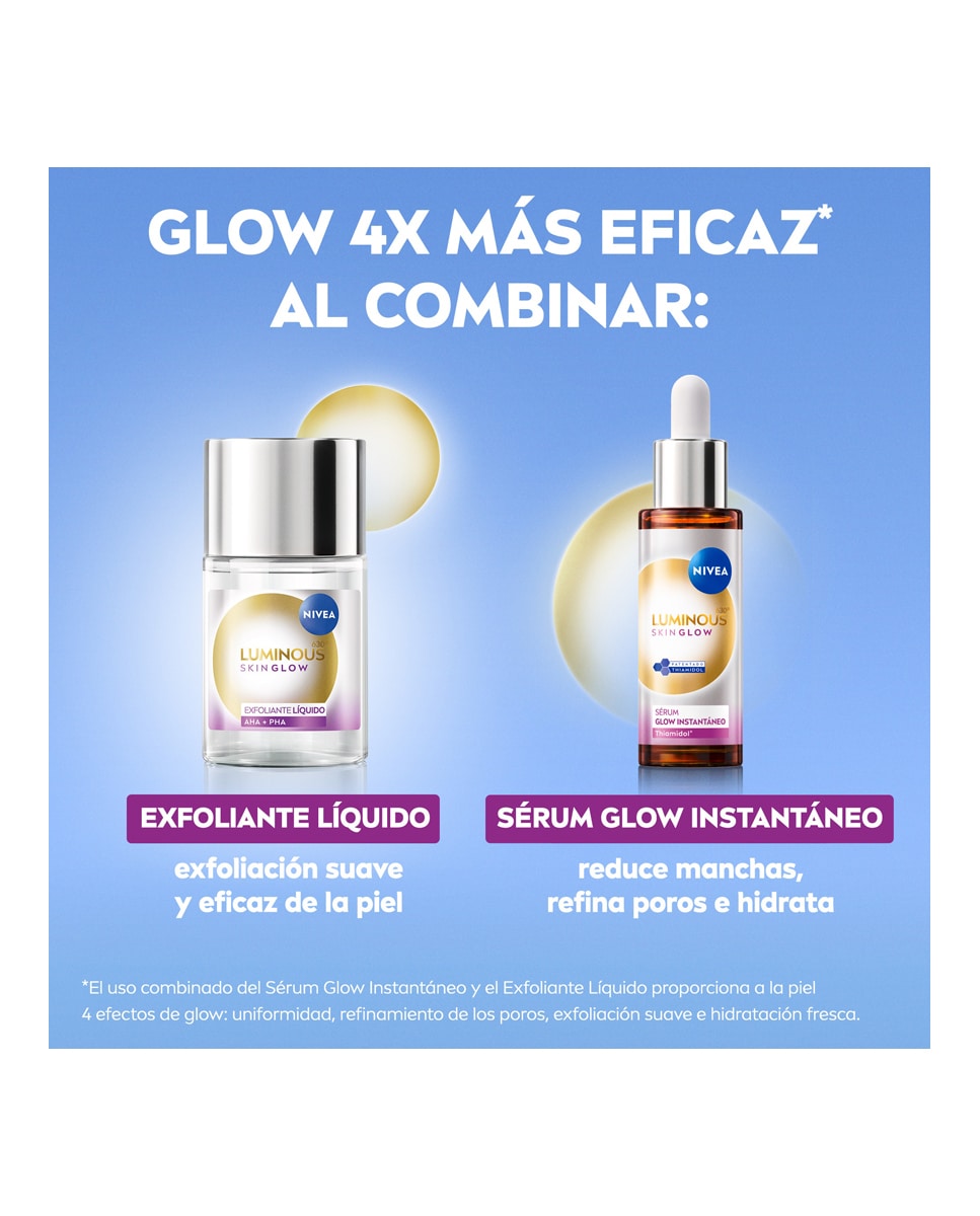Exfoliante Líquido Luminous630 Skin Glow 100 Ml Nivea 8