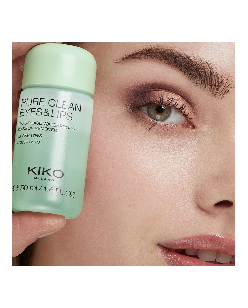 Desmaquillante Bifásico Para Ojos Y Labios New Pure Clean Eyes&Lips Mini Kiko Milano 5