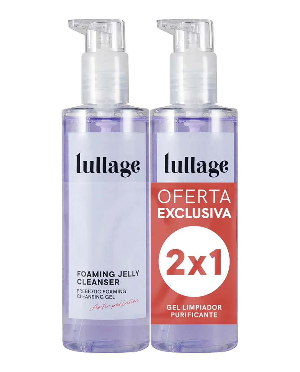 Lullage - Pack 2x1 Foaming Jelly Cleanser Gel Limpiador Purificante Lullage.