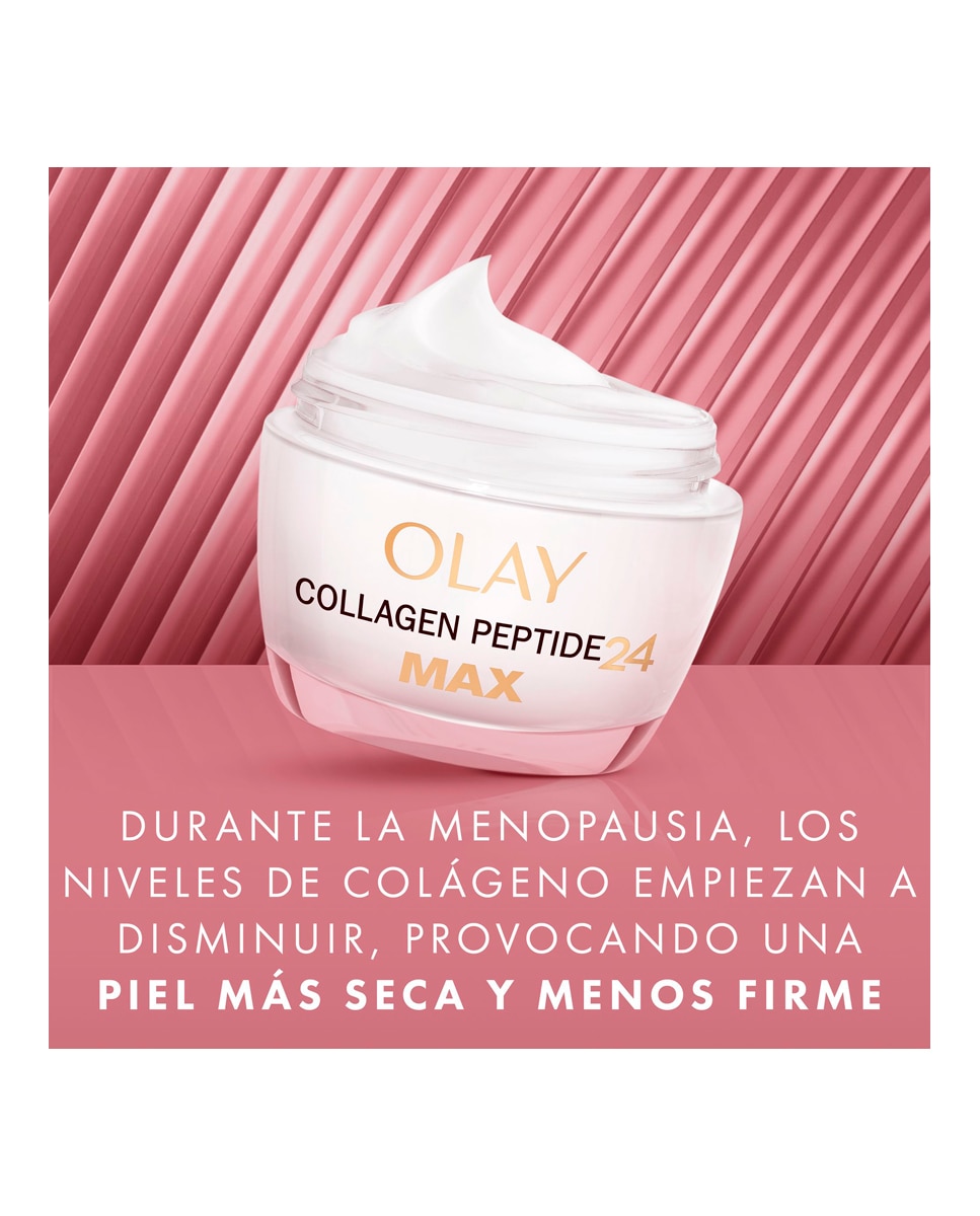 Imagen 3 de Crema de Día 50 ml Con Péptido de Colágeno Hidrata Olay Collagen Peptide MAX Olay - 50 ml