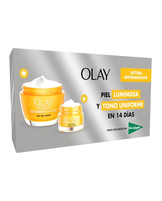Estuche de regalo piel luminosa y tono uniforme en 14 días Olay