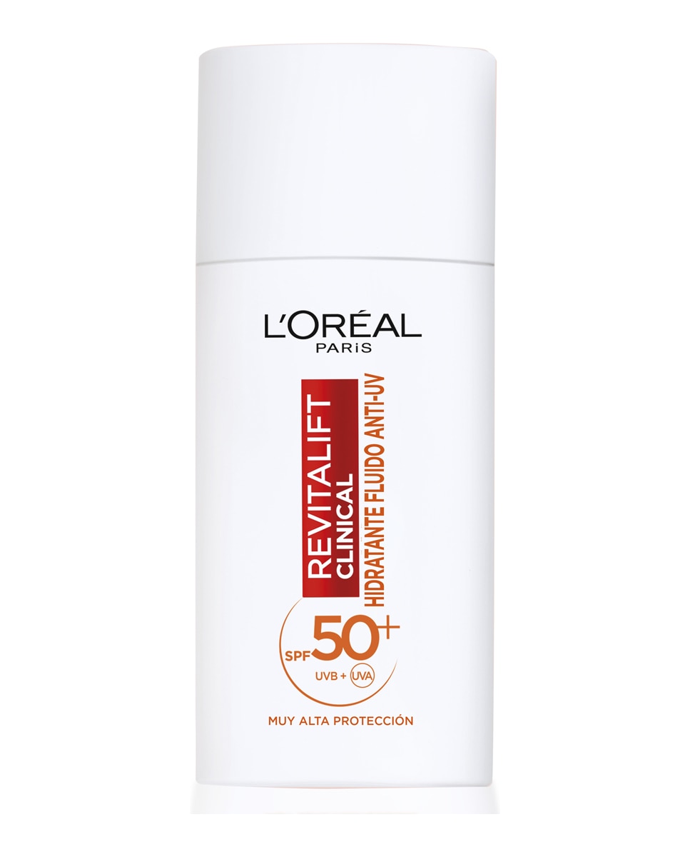 L'Oréal Paris - Fluido Hidratante Anti-UV Revitalift Clinical con Vitamina C L'Oréal Paris.