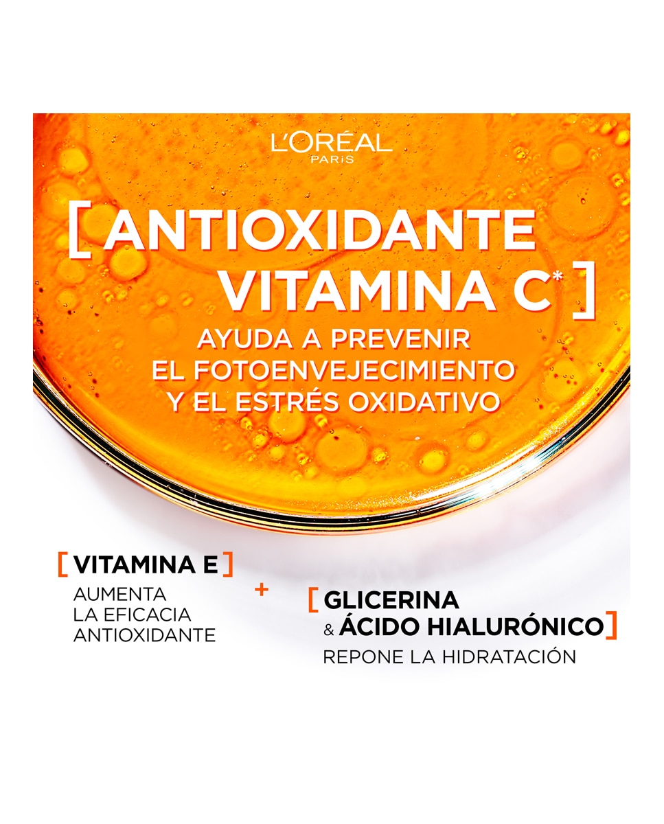 Fluido Hidratante Anti-UV Revitalift Clinical con Vitamina C L'Oréal Paris 5