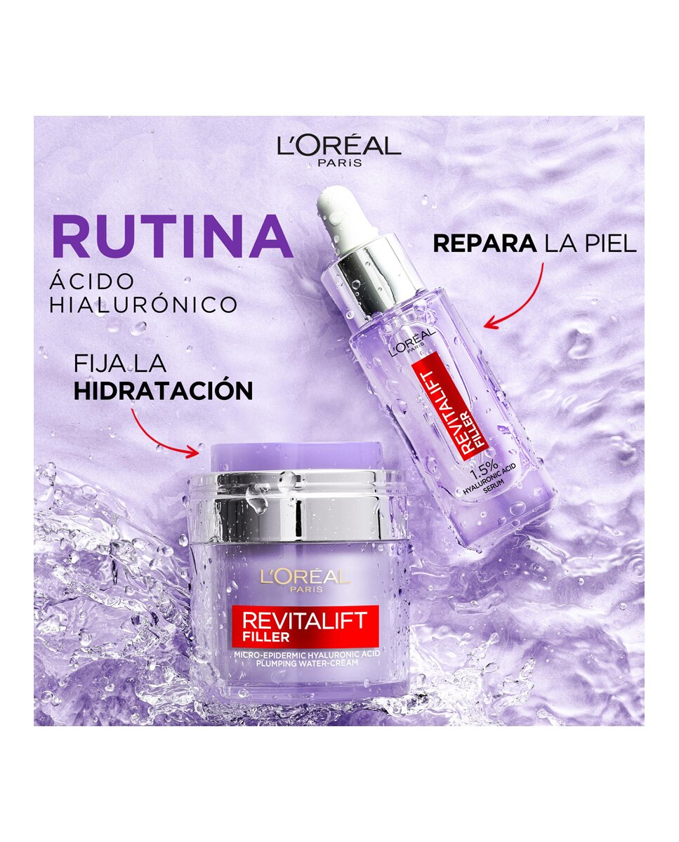 Imagen 4 de Gel crema rellenador Revitalift Filler L'Oréal Paris - 50 ml