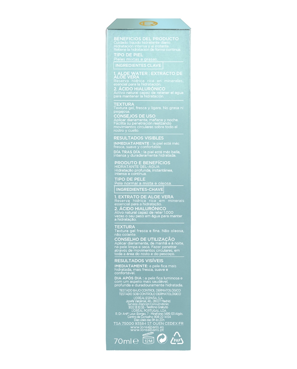 Imagen 4 de Líquido hidratante Hydra Genius L'Oréal Paris - 70 ml