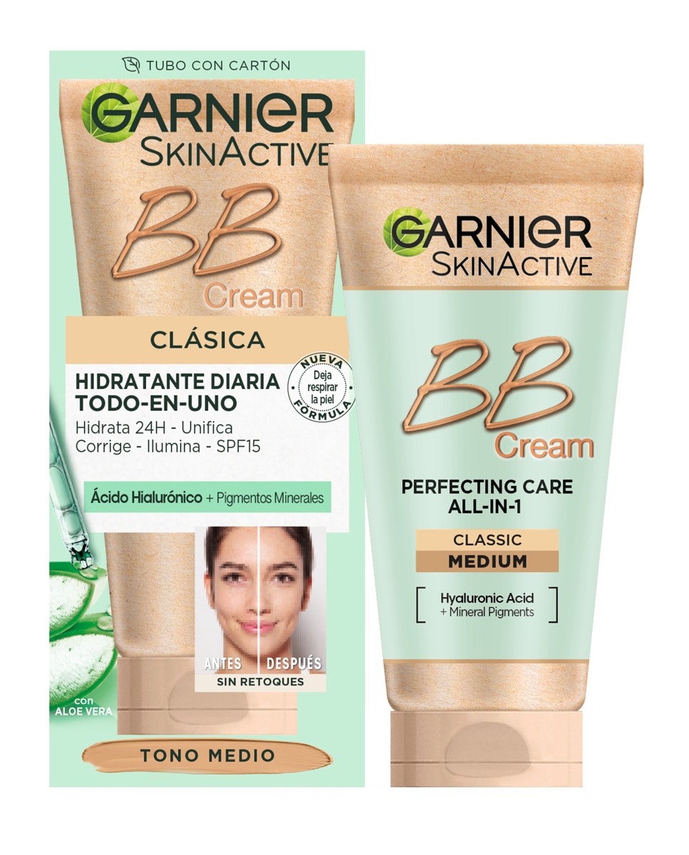 Imagen 2 de BB Cream Clásica Skin Active Garnier - Medio 50 ml Medio