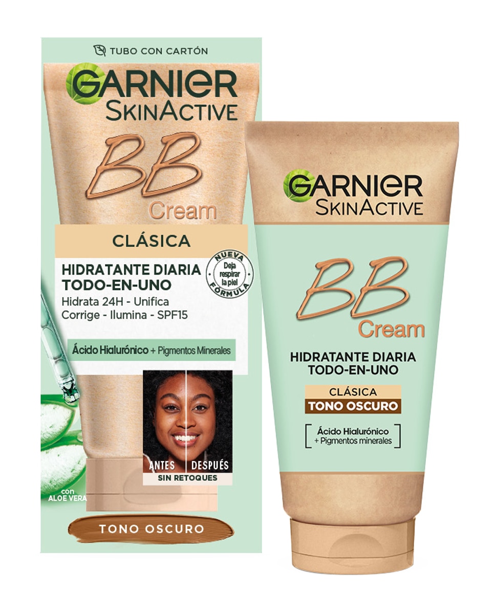 Imagen 2 de BB Cream Clásica Skin Active Garnier - Oscuro 50 ml Oscuro