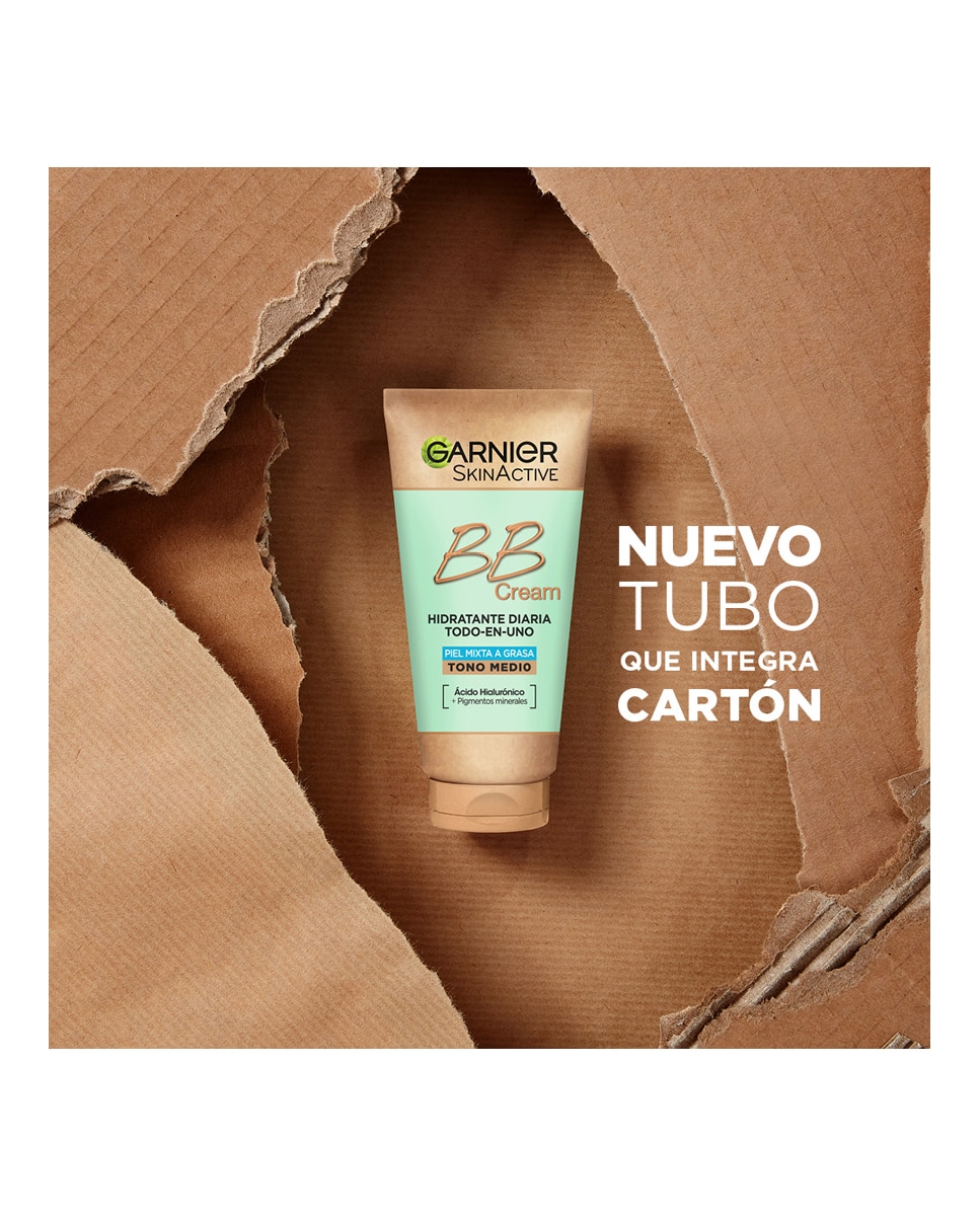 BB Cream matificante pieles mixtas a grasas Skin Active Garnier - Medio Medio-6