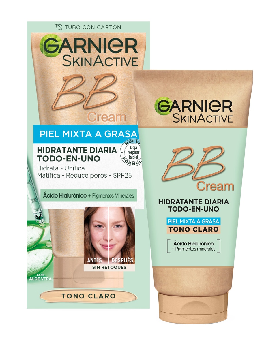 BB Cream matificante pieles mixtas a grasas Skin Active Garnier - Claro Claro-2