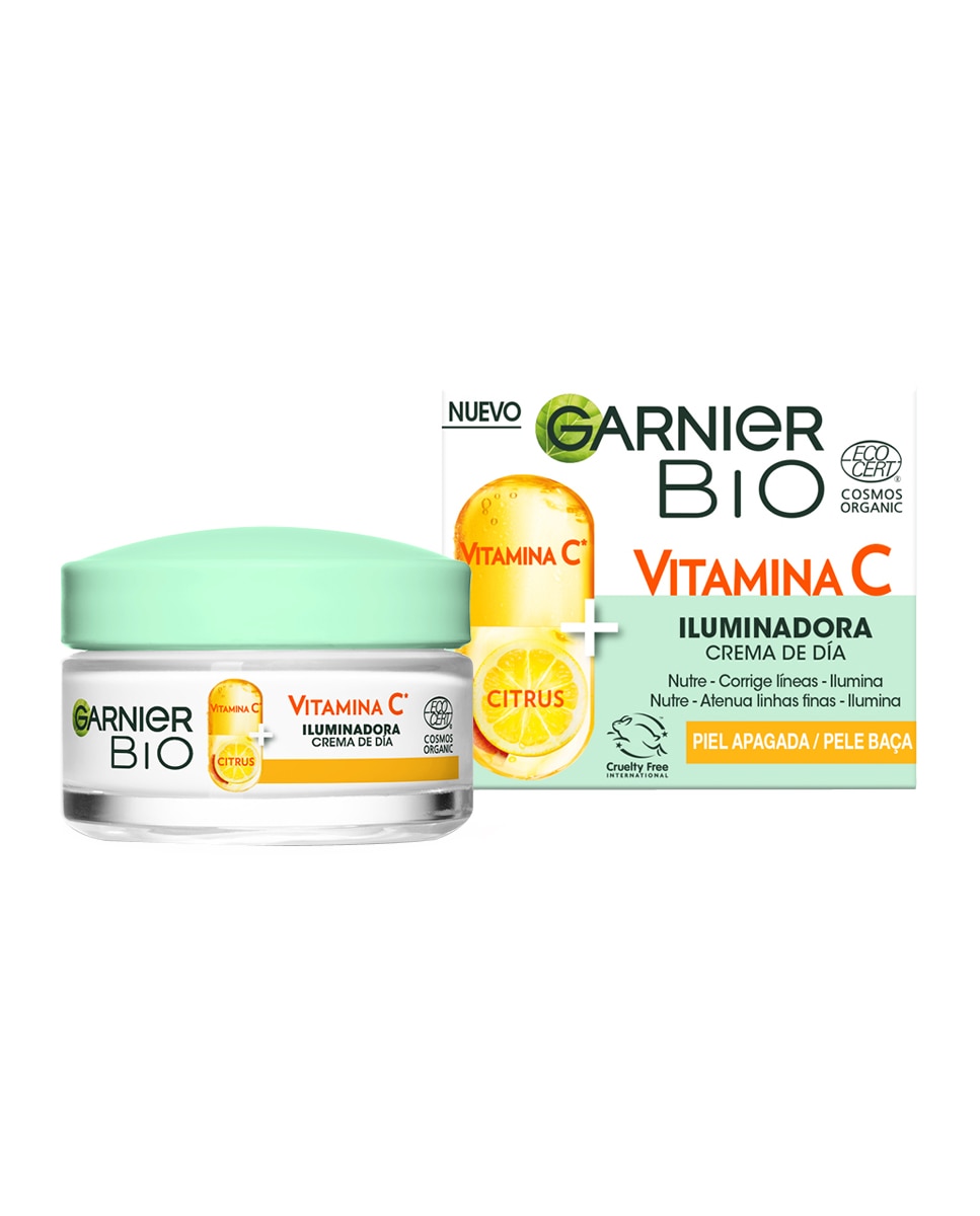 Crema de día iluminadora Vitamina C Bio Garnier - 50 ml 2