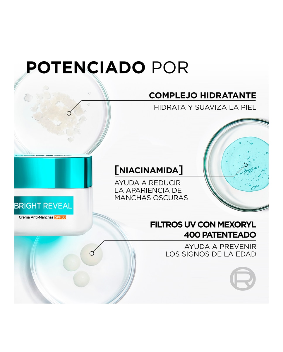Crema Anti-Manchas SPF 50 Bright Reveal 50 ml L'Oréal Paris Dermo Expertise - 50 ml 6