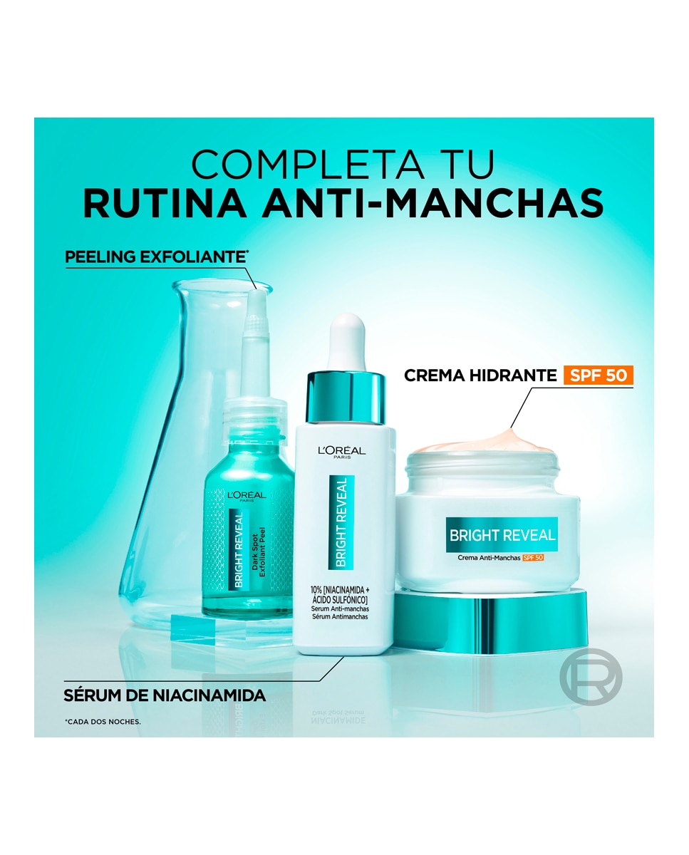 Crema Anti-Manchas SPF 50 Bright Reveal 50 ml L'Oréal Paris Dermo Expertise - 50 ml 7