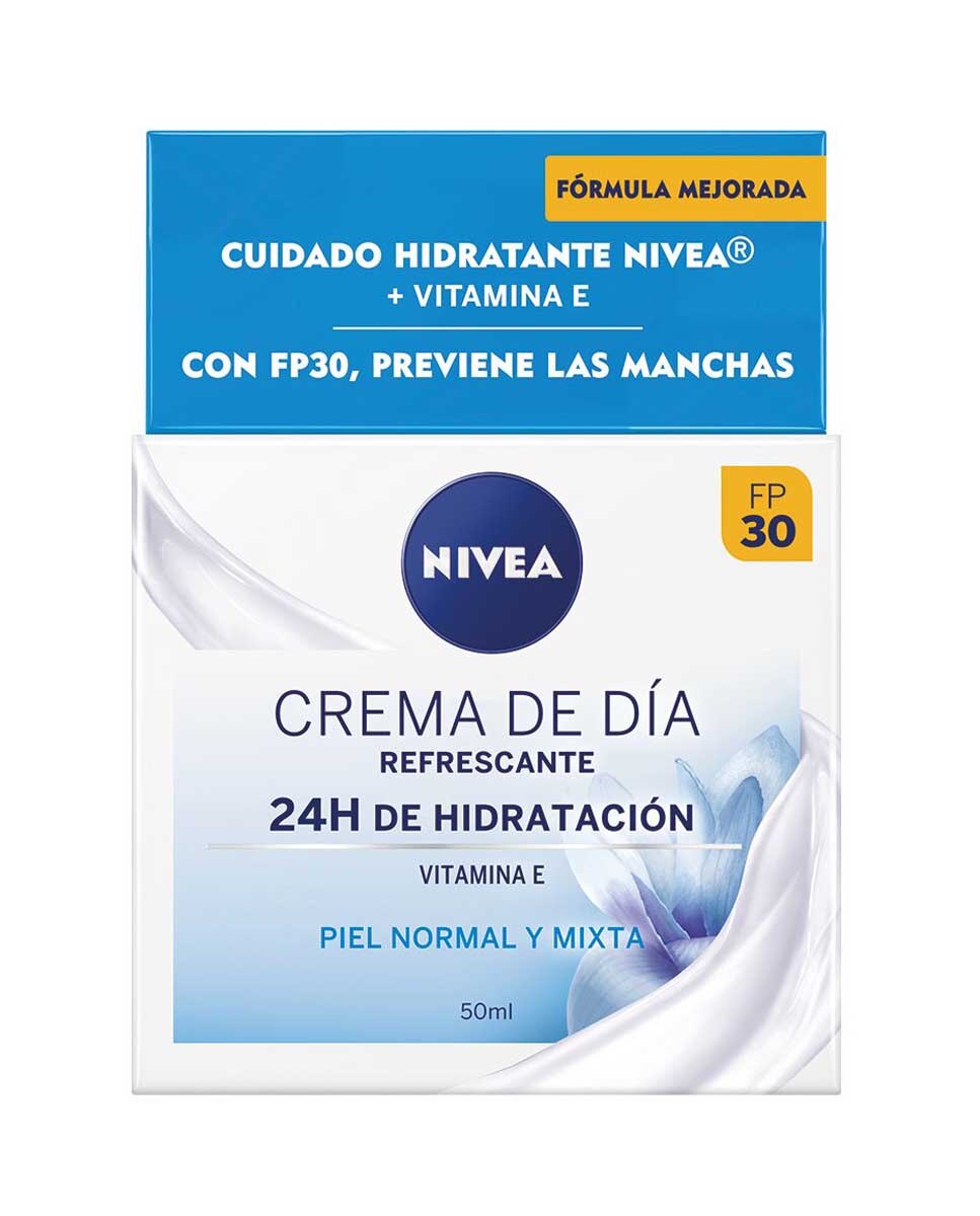 Imagen 0 de Crema De Día Hidratante Y Refrescante Piel Normal Y Mixta Spf 30 50 ml Nivea
