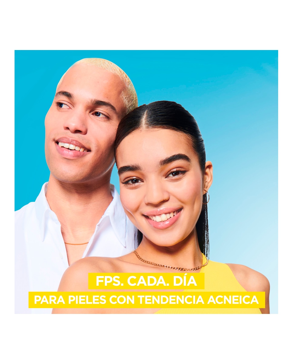 Crema Pure Active Fluido UV Diario con BHA + Niacinamida FPS50+ 40 ml Garnier - 40 ml 2