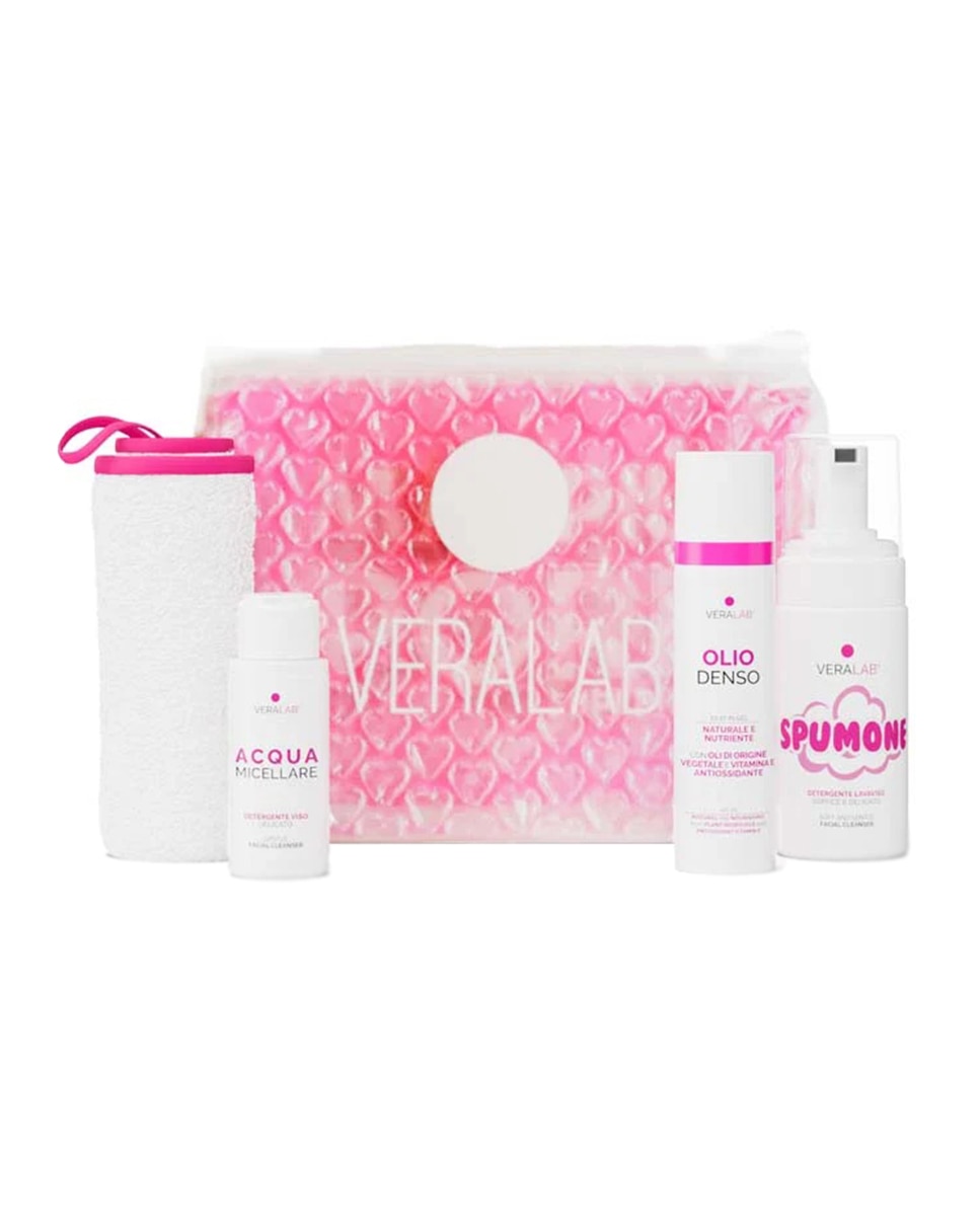 VERALAB - Estuche Regalo Limpiador Facial Kit Pelle Pulita Veralab.
