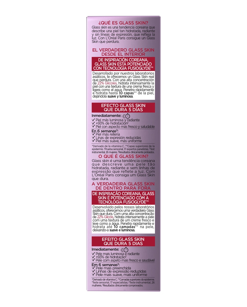 Crema Antiedad Dermo Expertise Rev Filler Glass Skin 50 ml L'oréal Paris 2