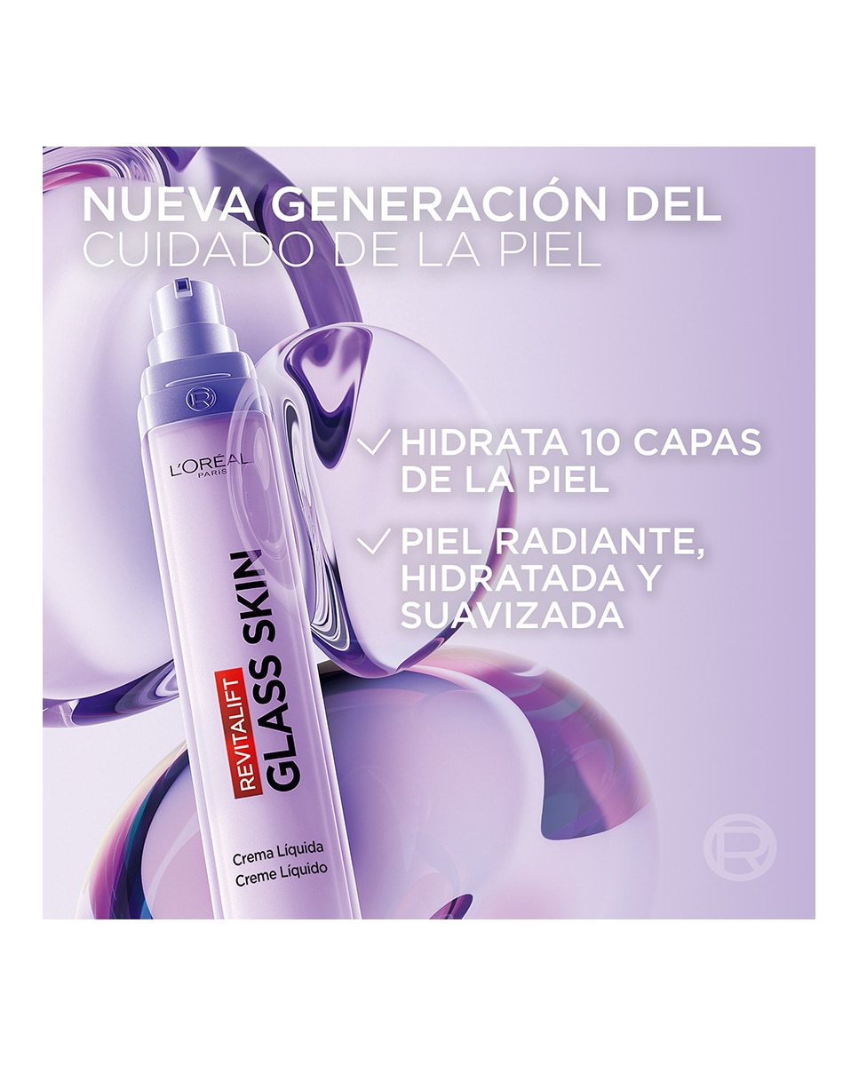 Crema Antiedad Dermo Expertise Rev Filler Glass Skin 50 ml L'oréal Paris 4