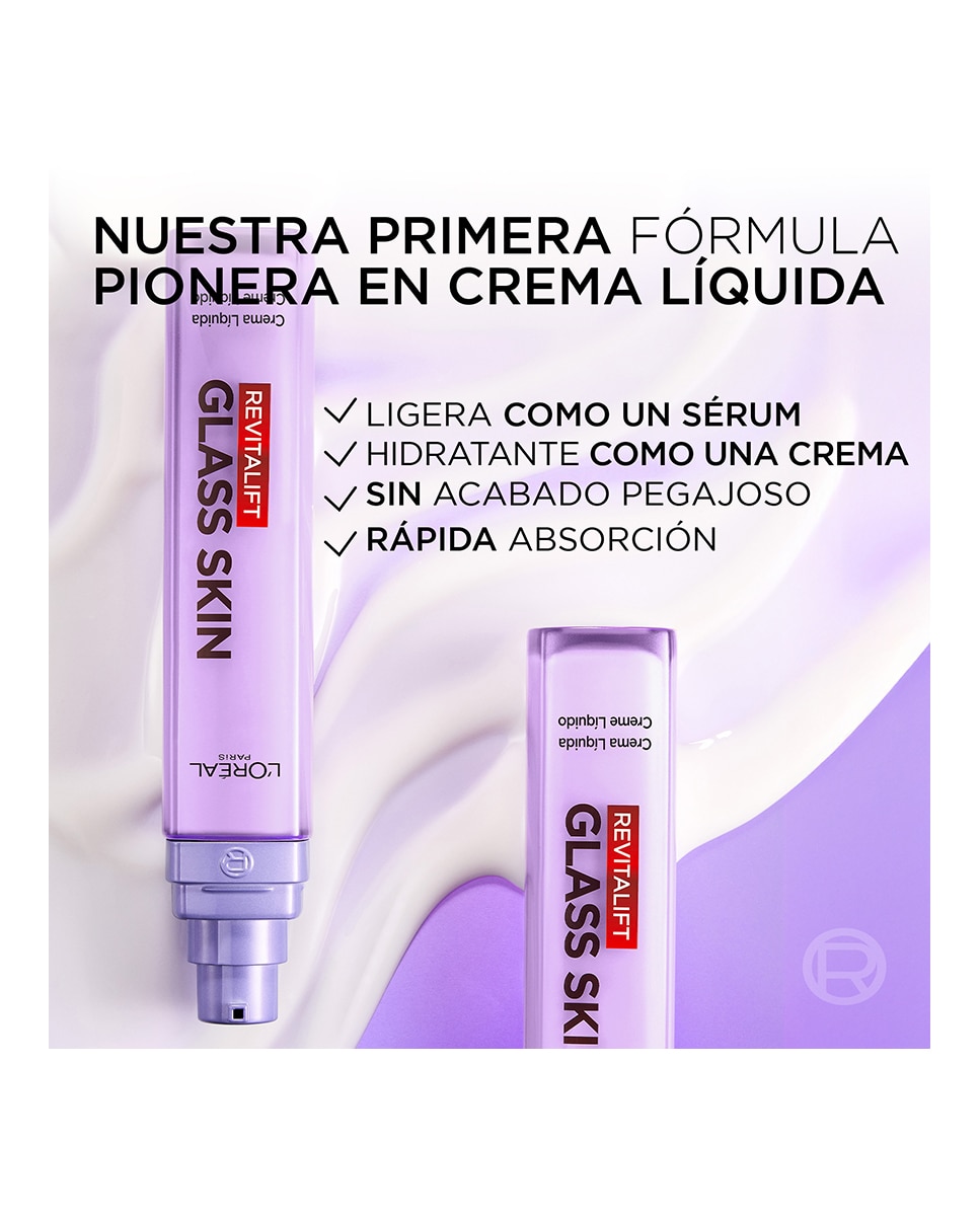 Crema Antiedad Dermo Expertise Rev Filler Glass Skin 50 ml L'oréal Paris 7