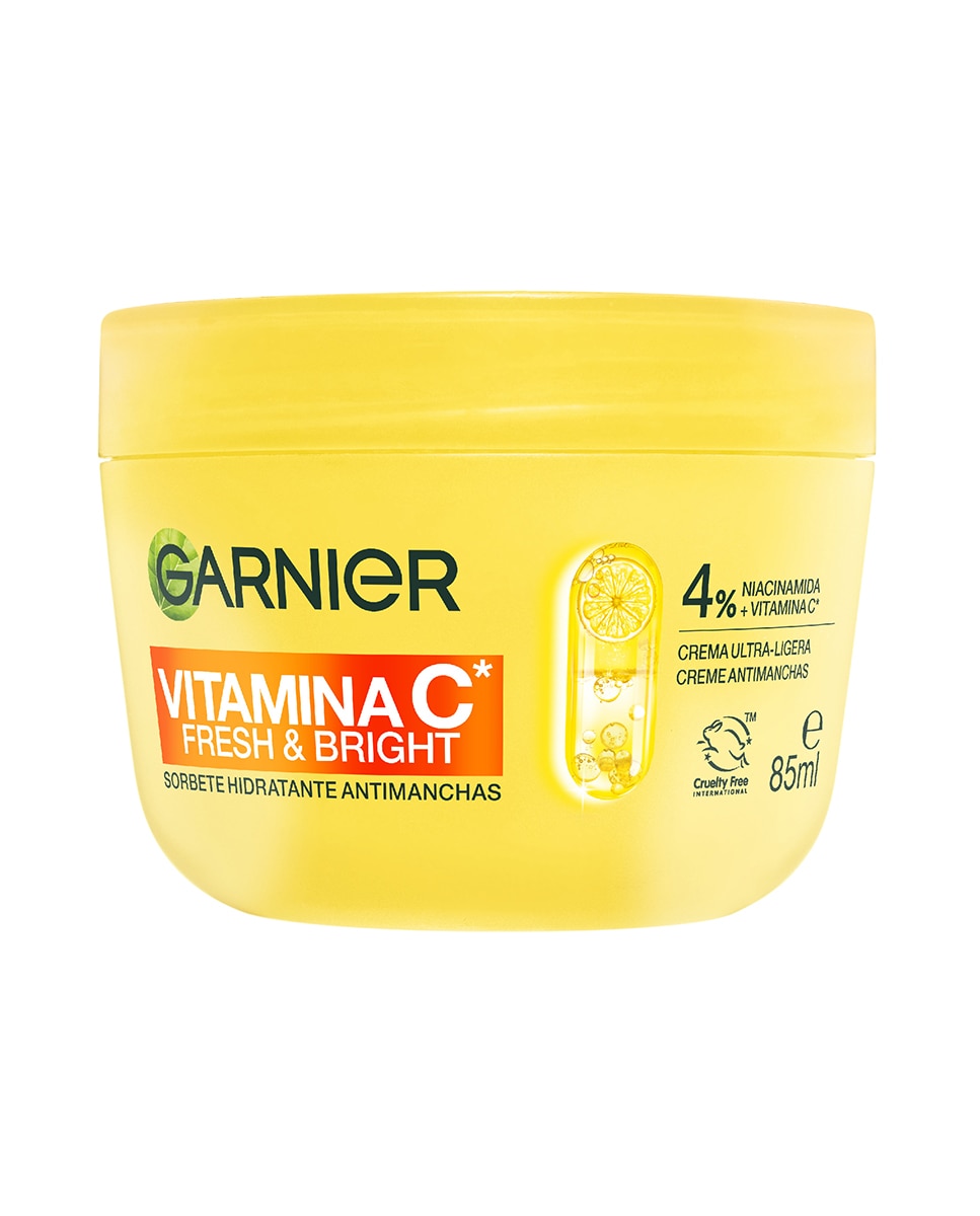 Imagen 0 de Crema Hidratante Antimanchas Vitamin C Fresh & Bright Sorbete Garnier