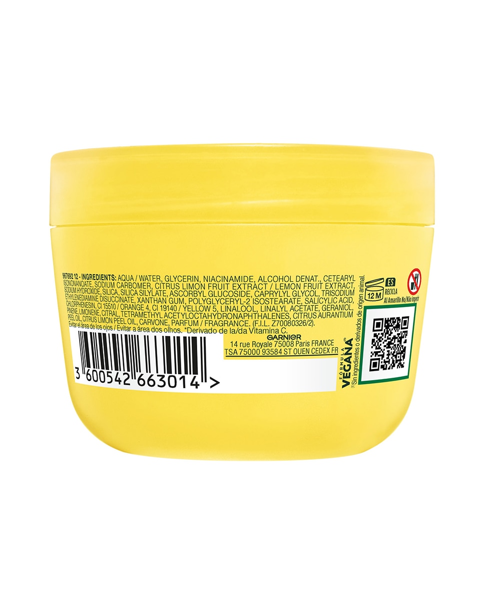 Crema Hidratante Antimanchas Vitamin C Fresh & Bright Sorbete Garnier 2