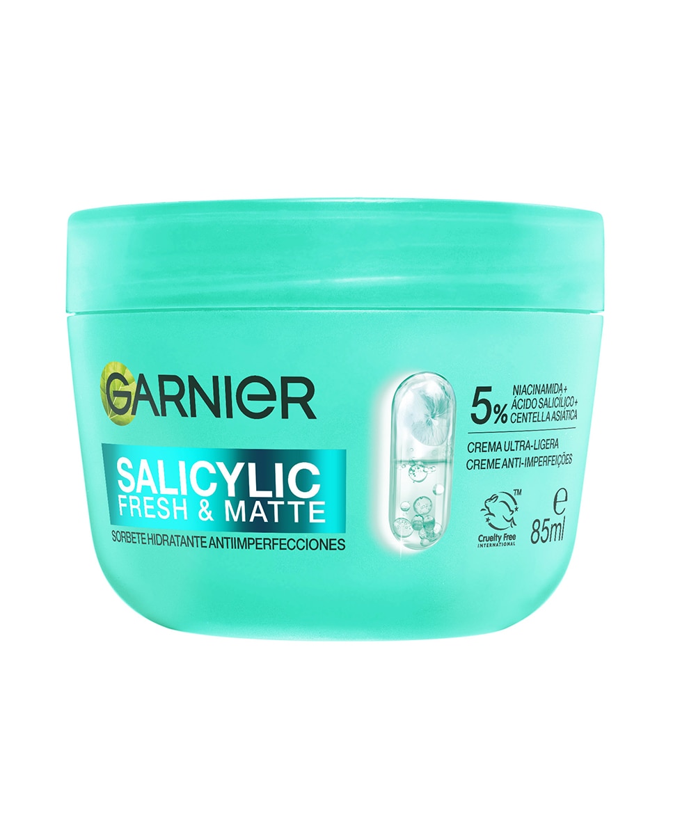 Imagen 0 de Crema Hidratante Antiimperfecciones Pure Active Salicylic Fresh & Matte Sorbete Garnier