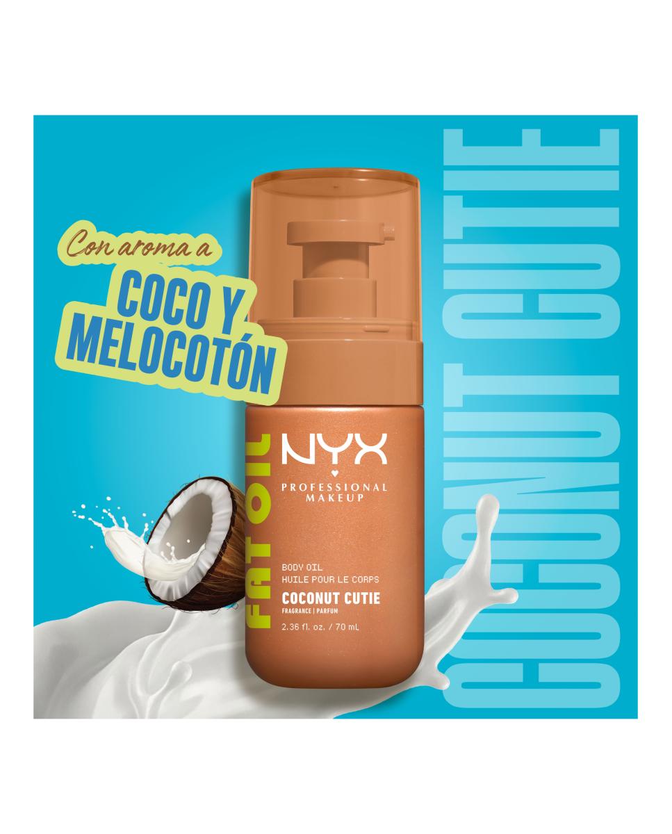 Aceite Corporal Brillo Champán Fat Oil NYX Professional Makeup - Transparentes Transparentes-8