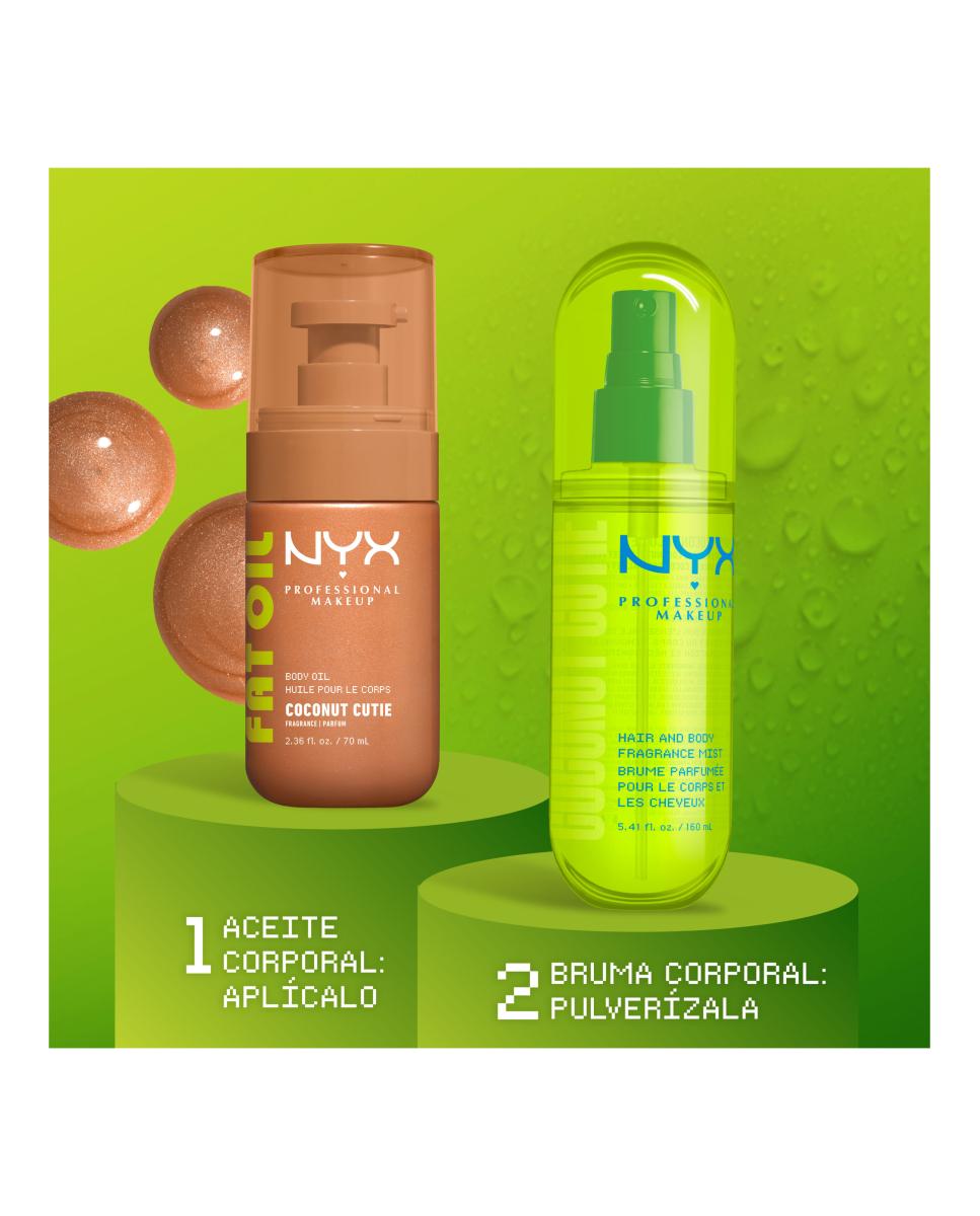 Aceite Corporal Brillo Champán Fat Oil NYX Professional Makeup - Transparentes Transparentes-12