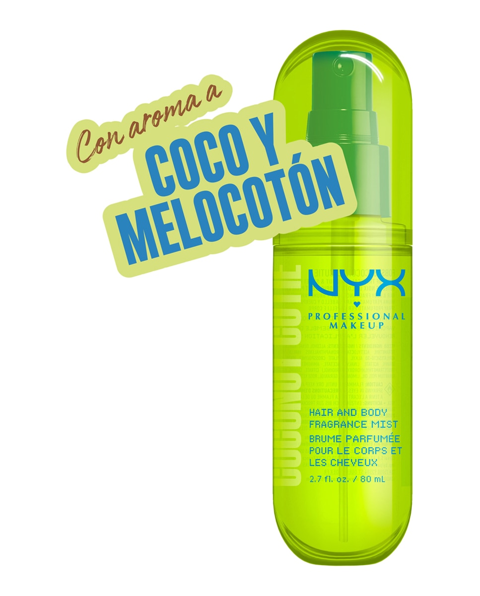 Imagen 6 de Body Mist Coco Dulce Fat Oil NYX Professional Makeup - Transparentes Transparentes