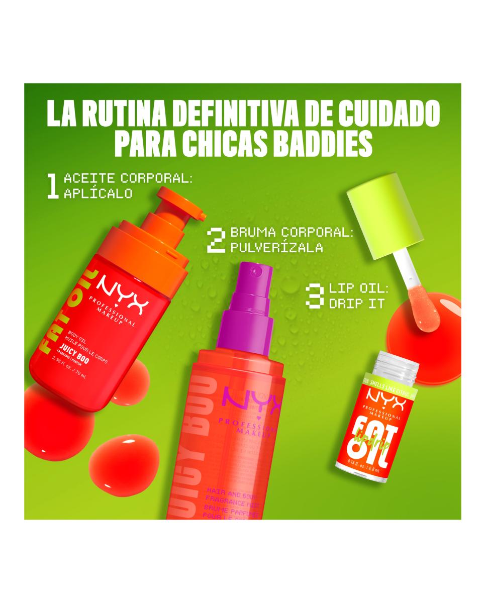 Body Mist Juicy Bae Fat Oil NYX Professional Makeup - Transparentes Transparentes-9