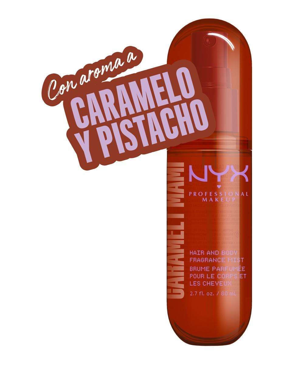 Body Mist Caramelo Mami Fat Oil NYX Professional Makeup - Transparentes Transparentes-6