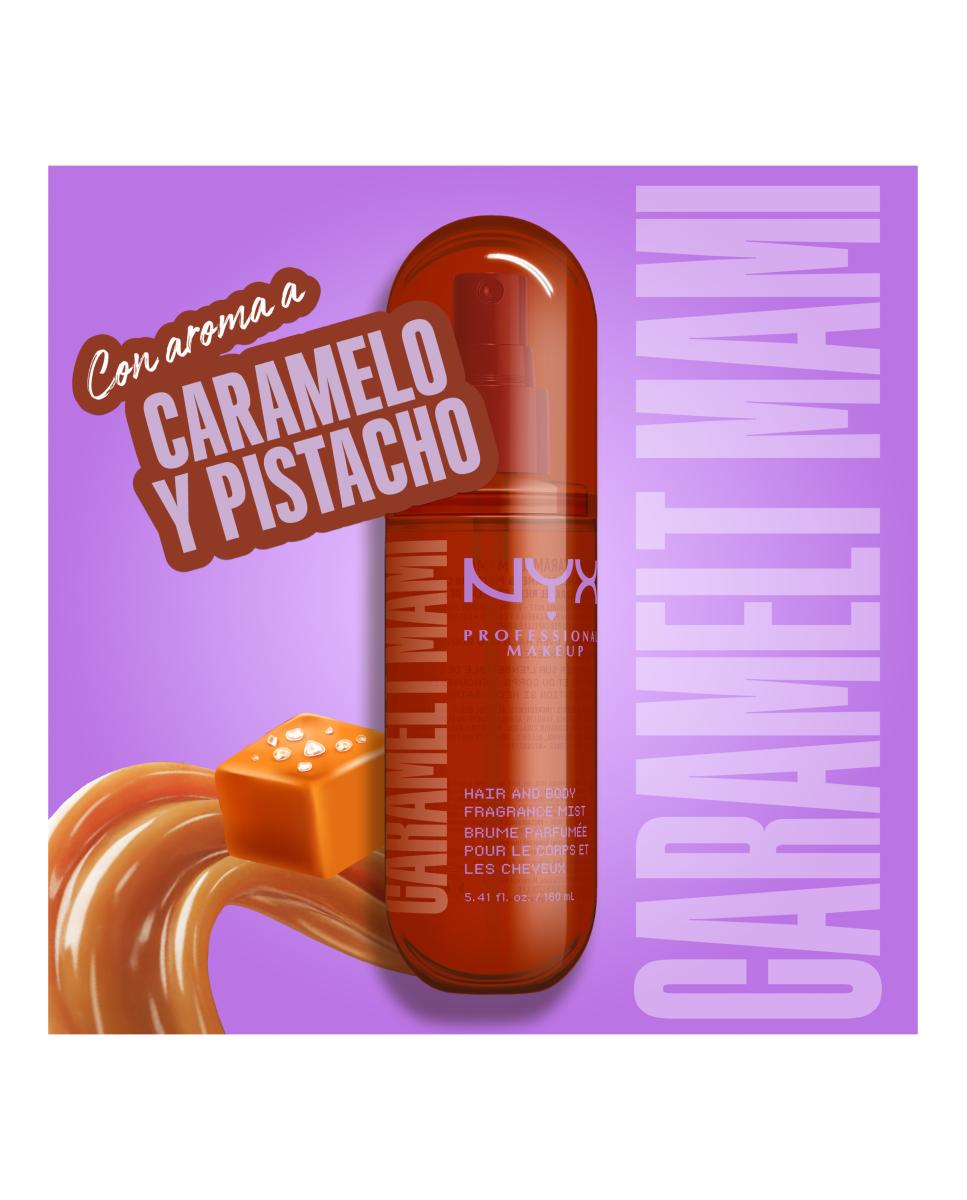 Body Mist Caramelo Mami Fat Oil NYX Professional Makeup - Transparentes Transparentes-7