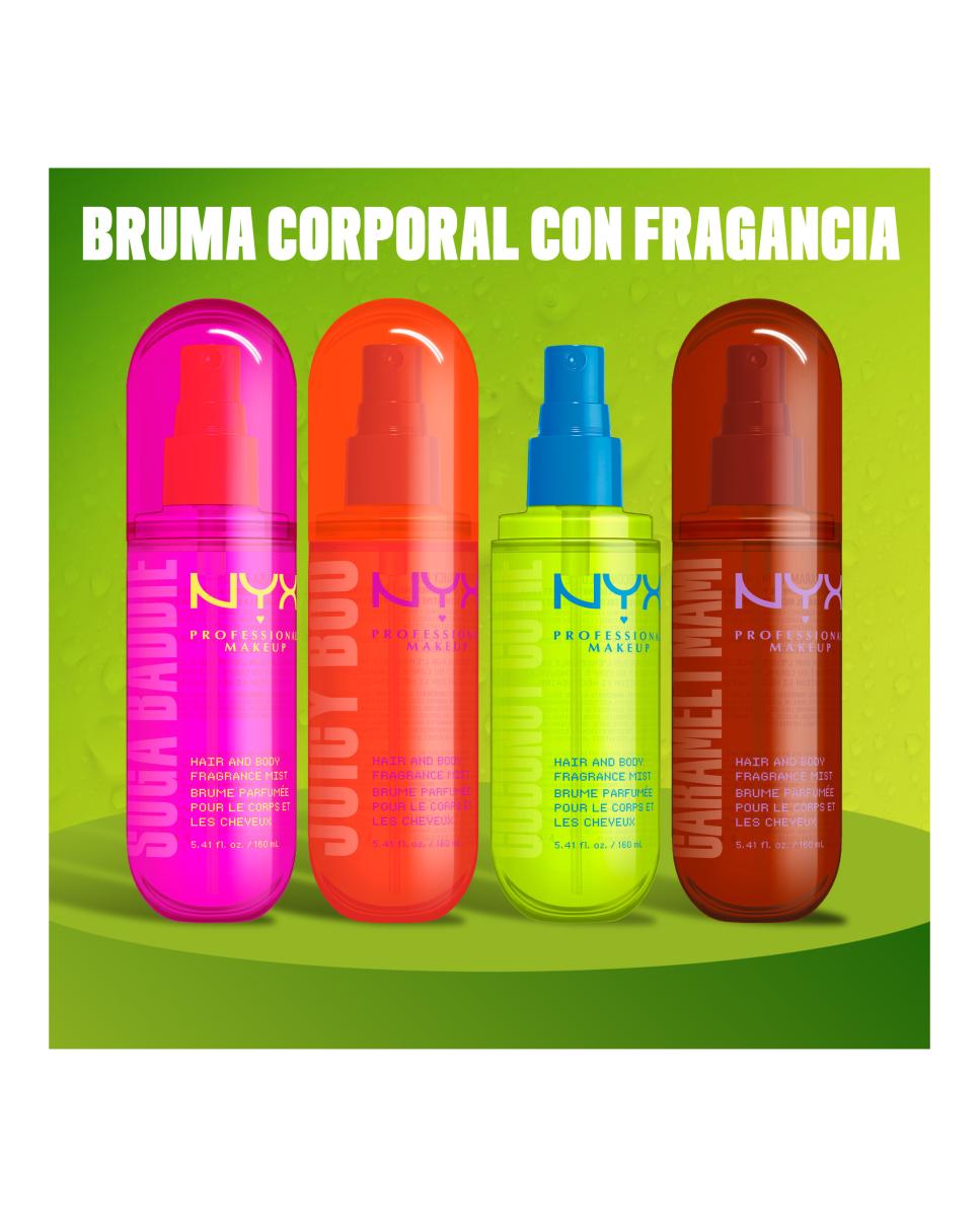 Body Mist Caramelo Mami Fat Oil NYX Professional Makeup - Transparentes Transparentes-8
