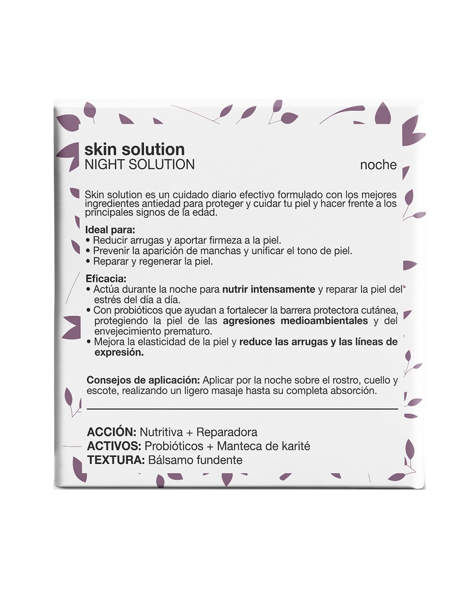Bálsamo noche Night Solution BELLA AURORA - 50 ml 5