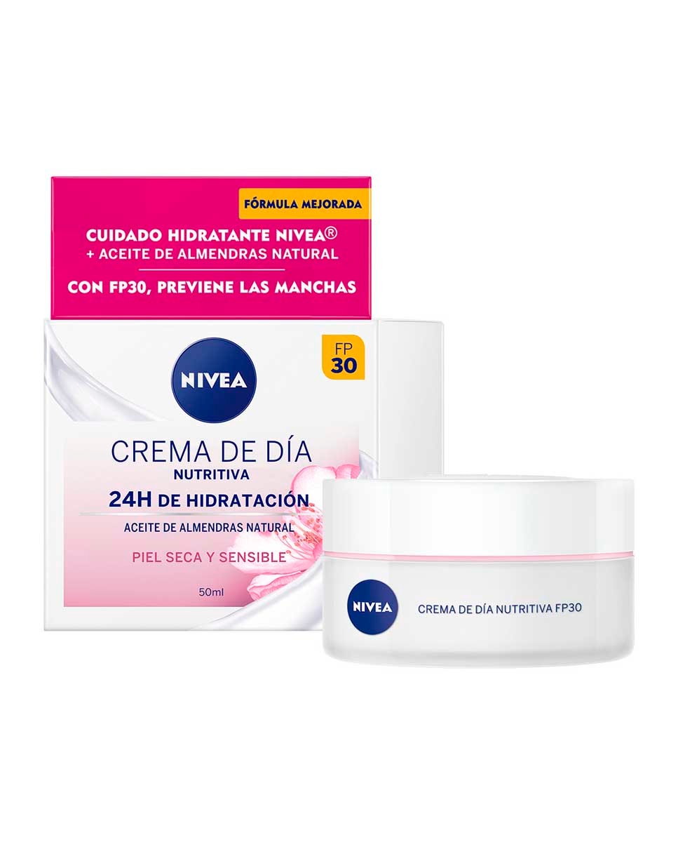 Crema De Día Nutritiva Piel Seca Y Sensible Spf 30 50 ml Nivea - 50 ml 3