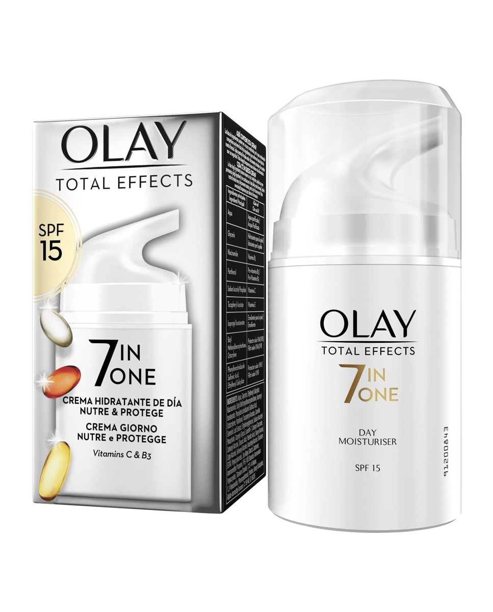 Imagen 2 de Crema Hidratante Anti-Edad de Día Total Effects 7en1 Olay - 50 ml