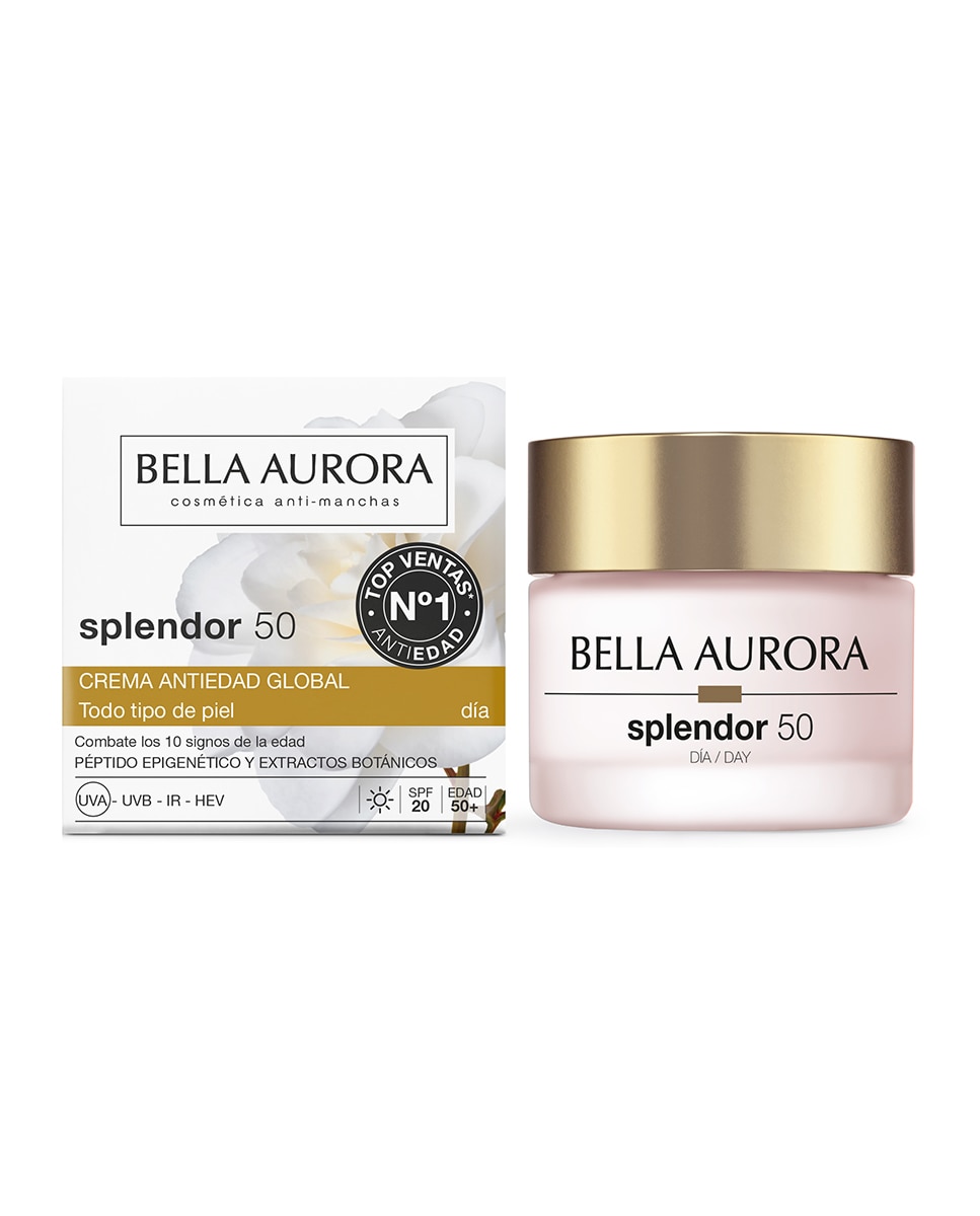 Crema Anti-Edad Splendor10 Día BELLA AURORA - 50 ml 2