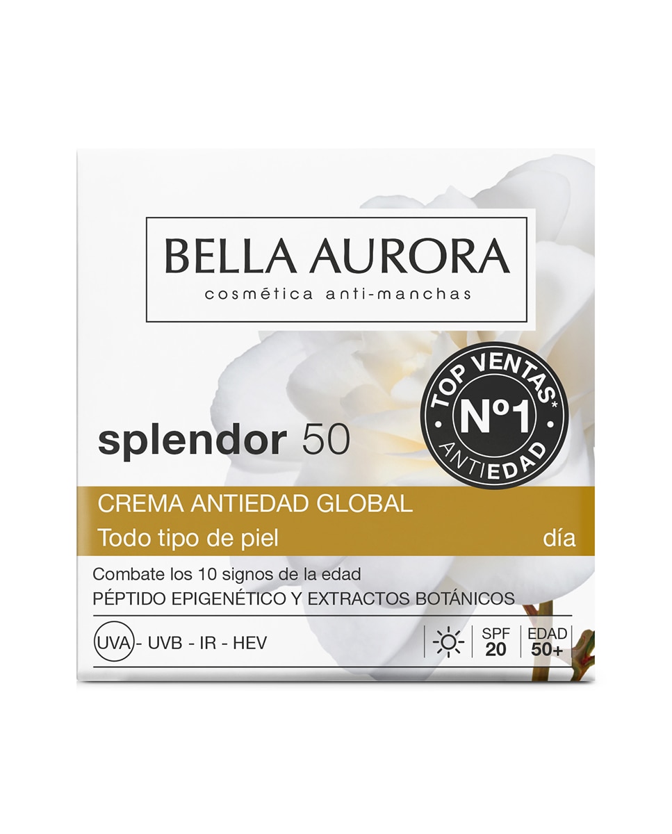Crema Anti-Edad Splendor10 Día BELLA AURORA - 50 ml 4