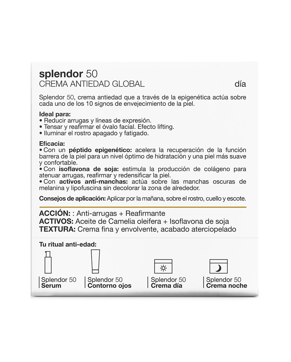 Crema Anti-Edad Splendor10 Día BELLA AURORA - 50 ml 5