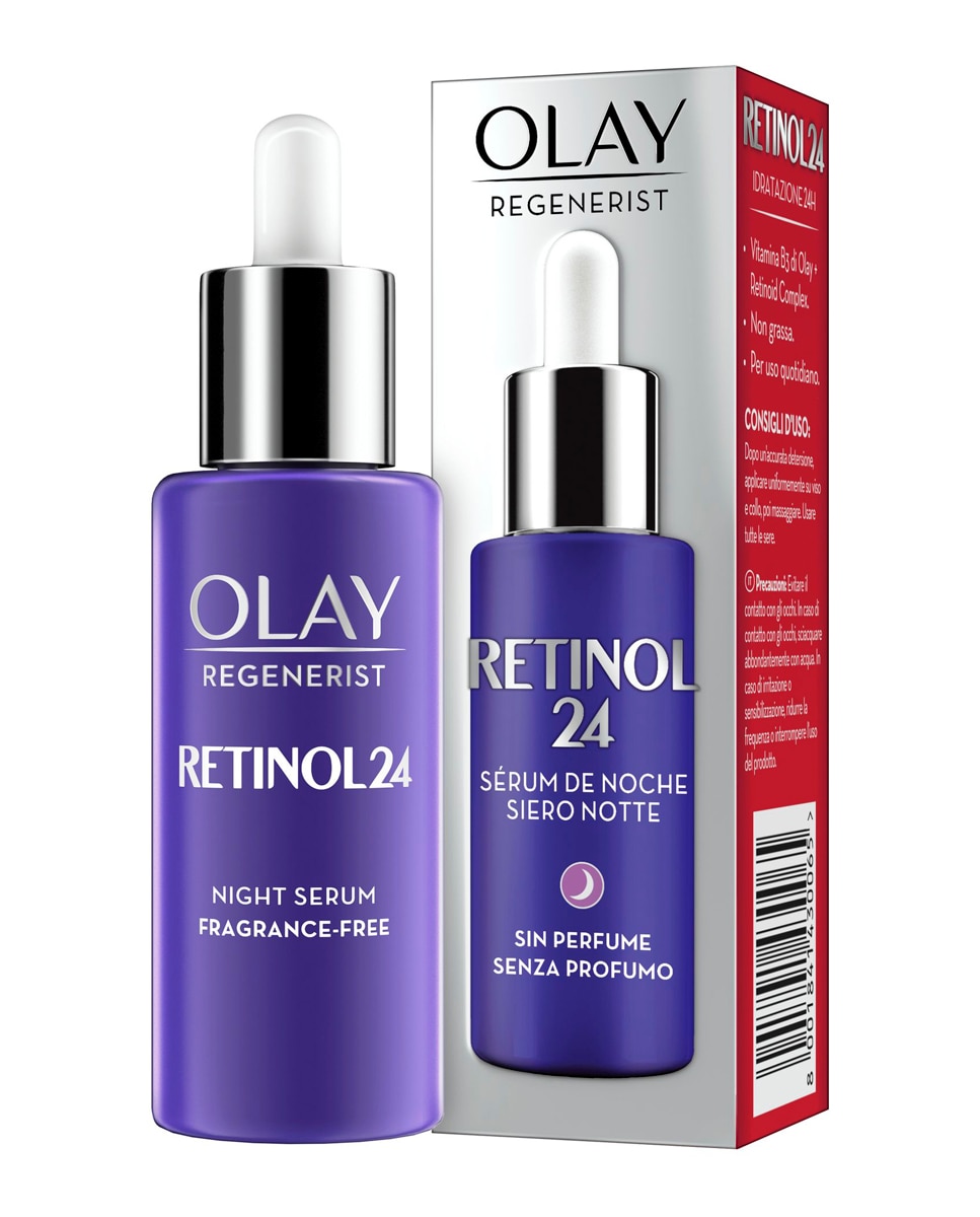 Sérum de Noche Con Retinol Sin Fragancia Olay Retinol 24, Olay - 40 ml 2